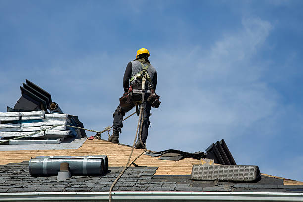 Professional Roofing technician working in Williamstown, NY